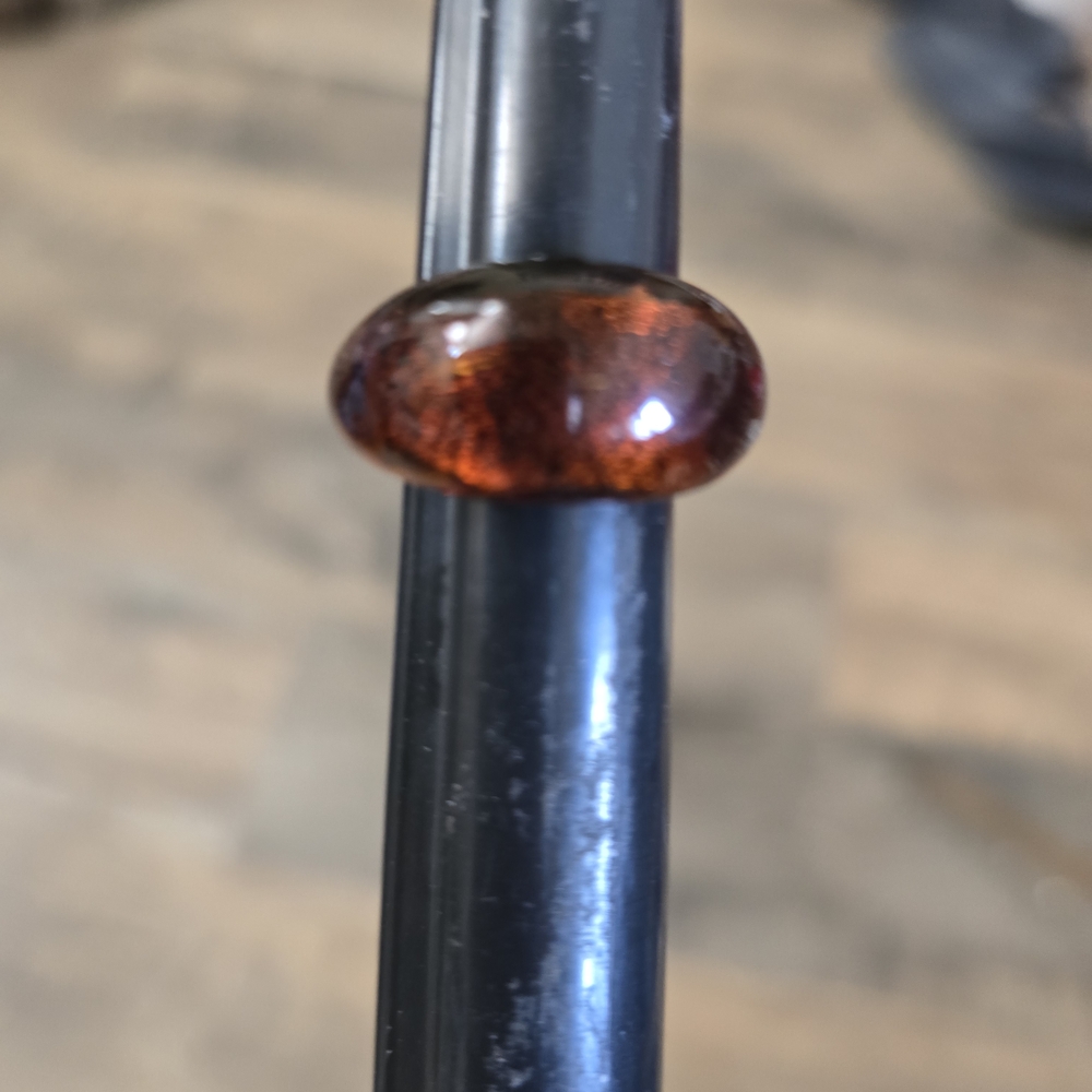 Brown Glass Ring